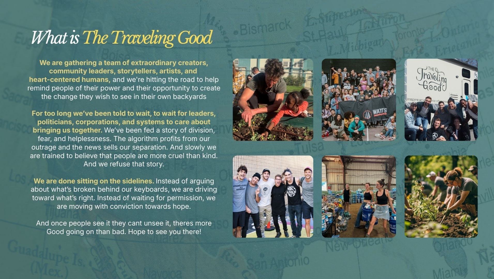 Community event crowd